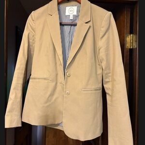 1901 Women’s Beige Khaki Blazer Size 8 Nordstrom Brand